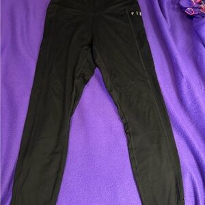 PINK Victoria's Secret Black Leggings Sleek Comfortable Design